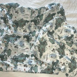 Bebe At Lait Crib Sheet + Changing Pad Cover